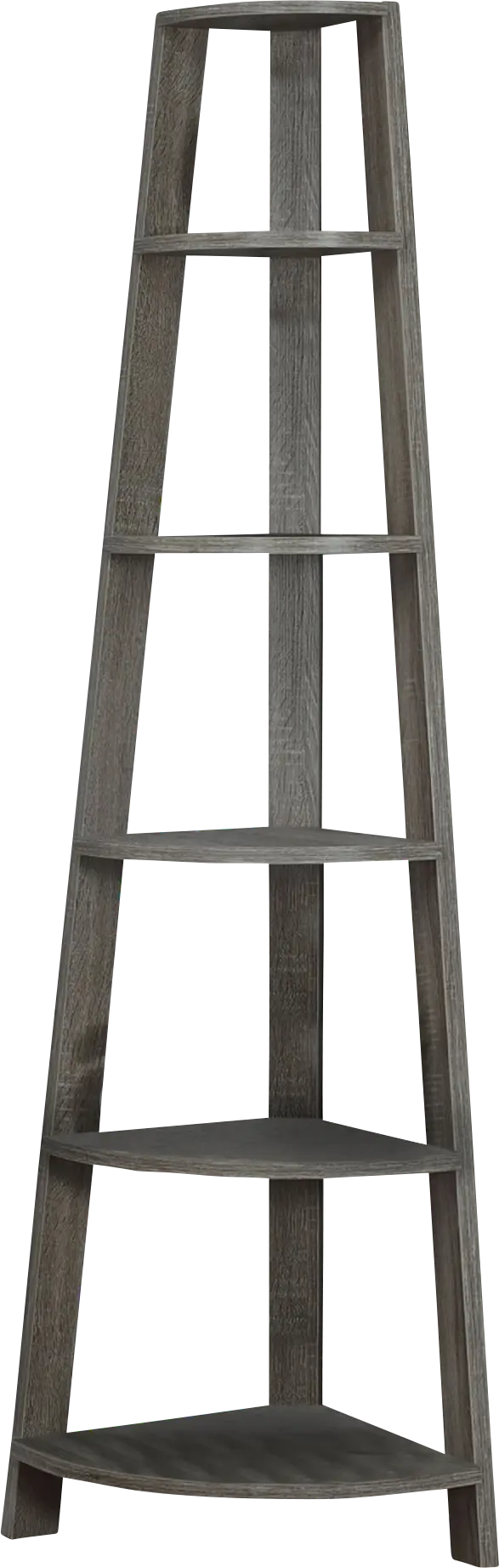 Korgan Taupe Bookcase