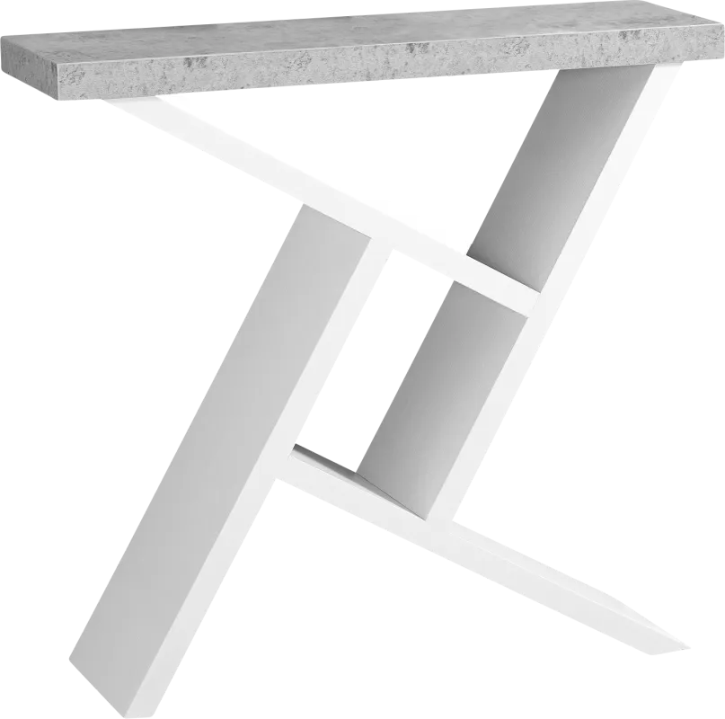 Kinkaide White Console Table