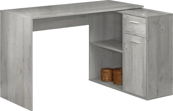 Pinestone Gray Desk
