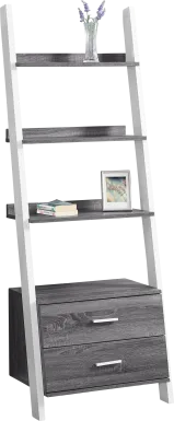 Singleton White Bookcase