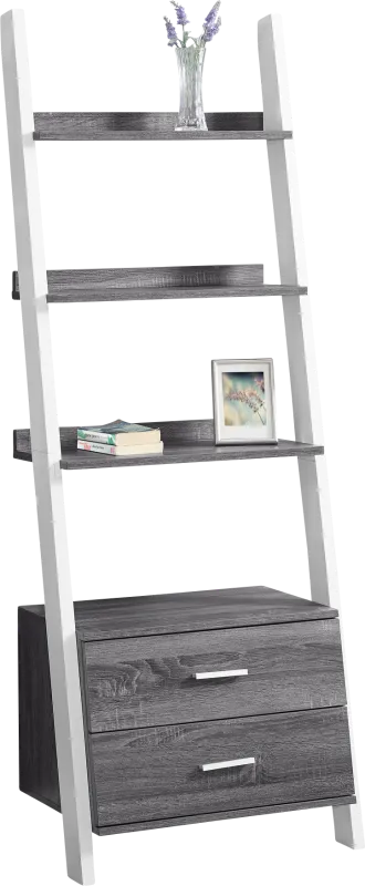 Singleton White Bookcase