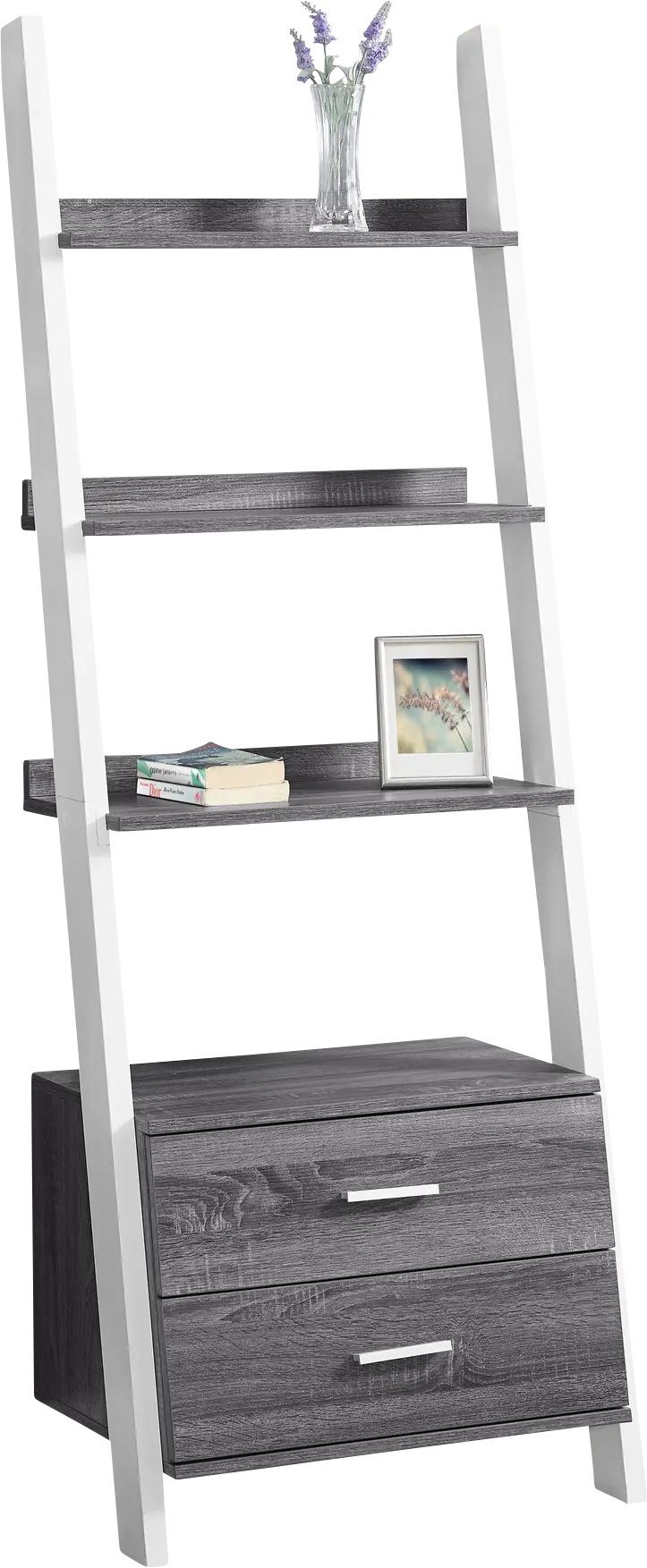 Singleton White Bookcase