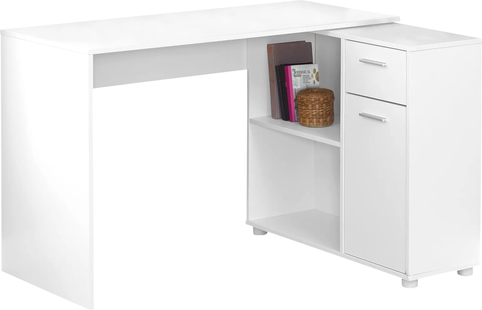 Pinestone White Desk - Image 1