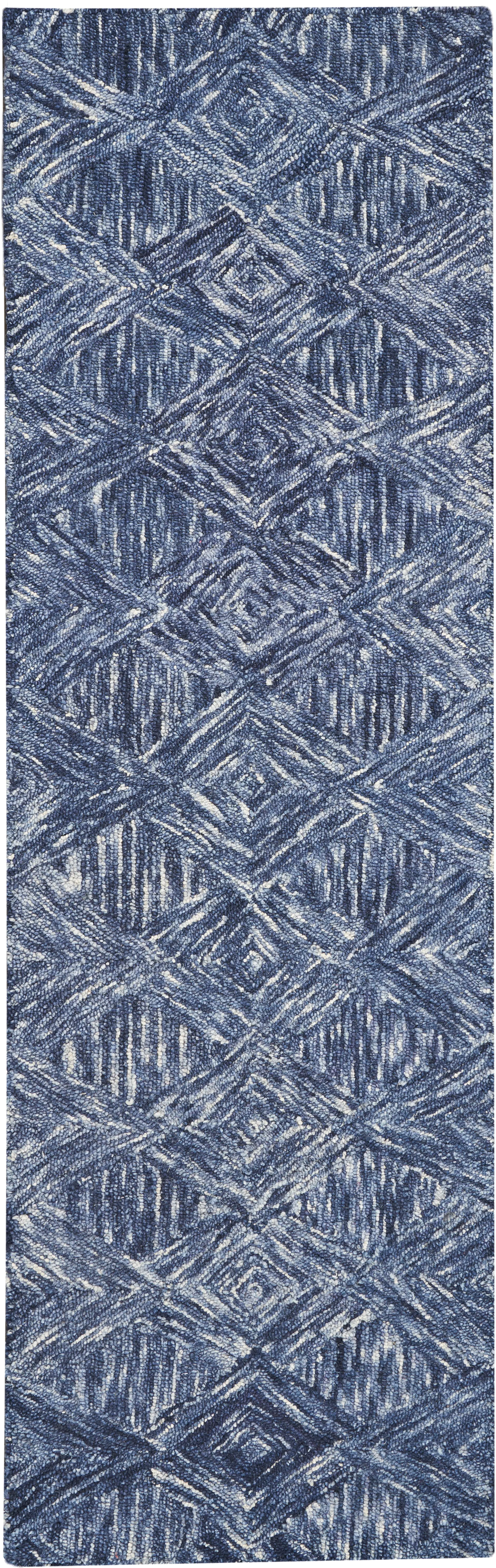 Litzendorf Blue 2'3 x 7'6 Rug