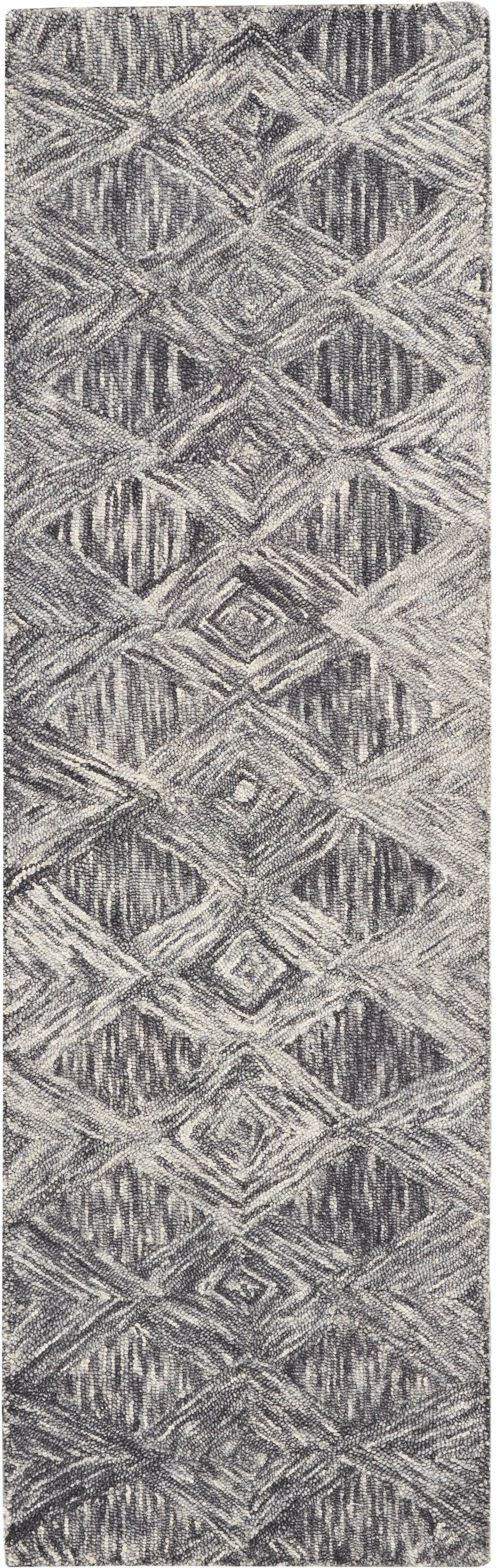 Litzendorf Silver 2'3 x 7'6 Rug - Thumbnail - Image 1