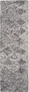 Litzendorf Silver 2'3 x 7'6 Rug
