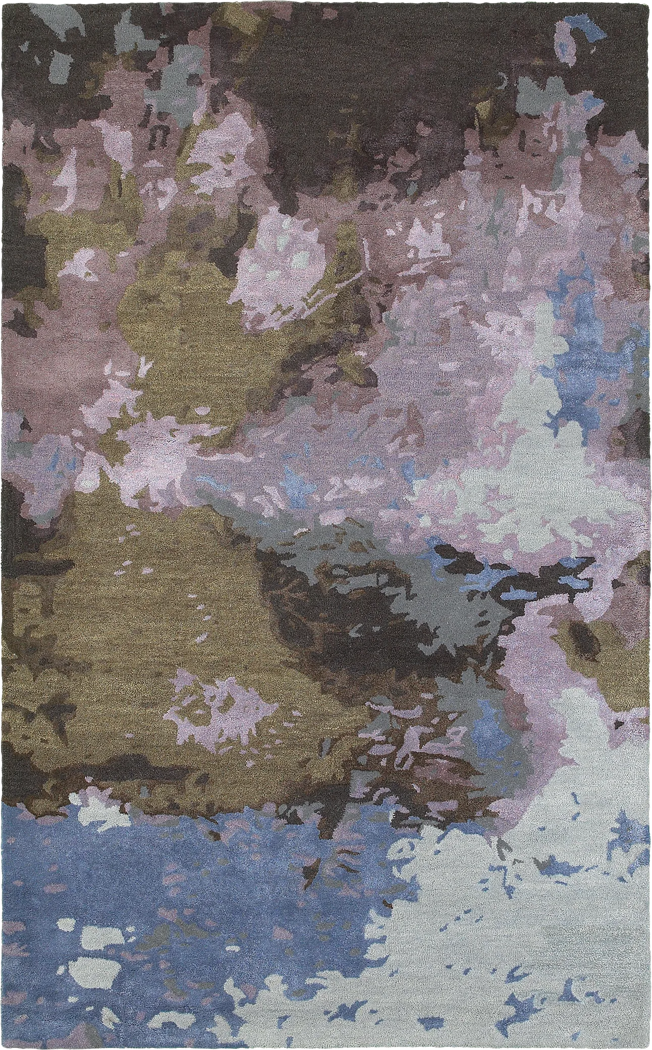 Bazely Blue 5' x 8' Rug - Thumbnail - Image 1