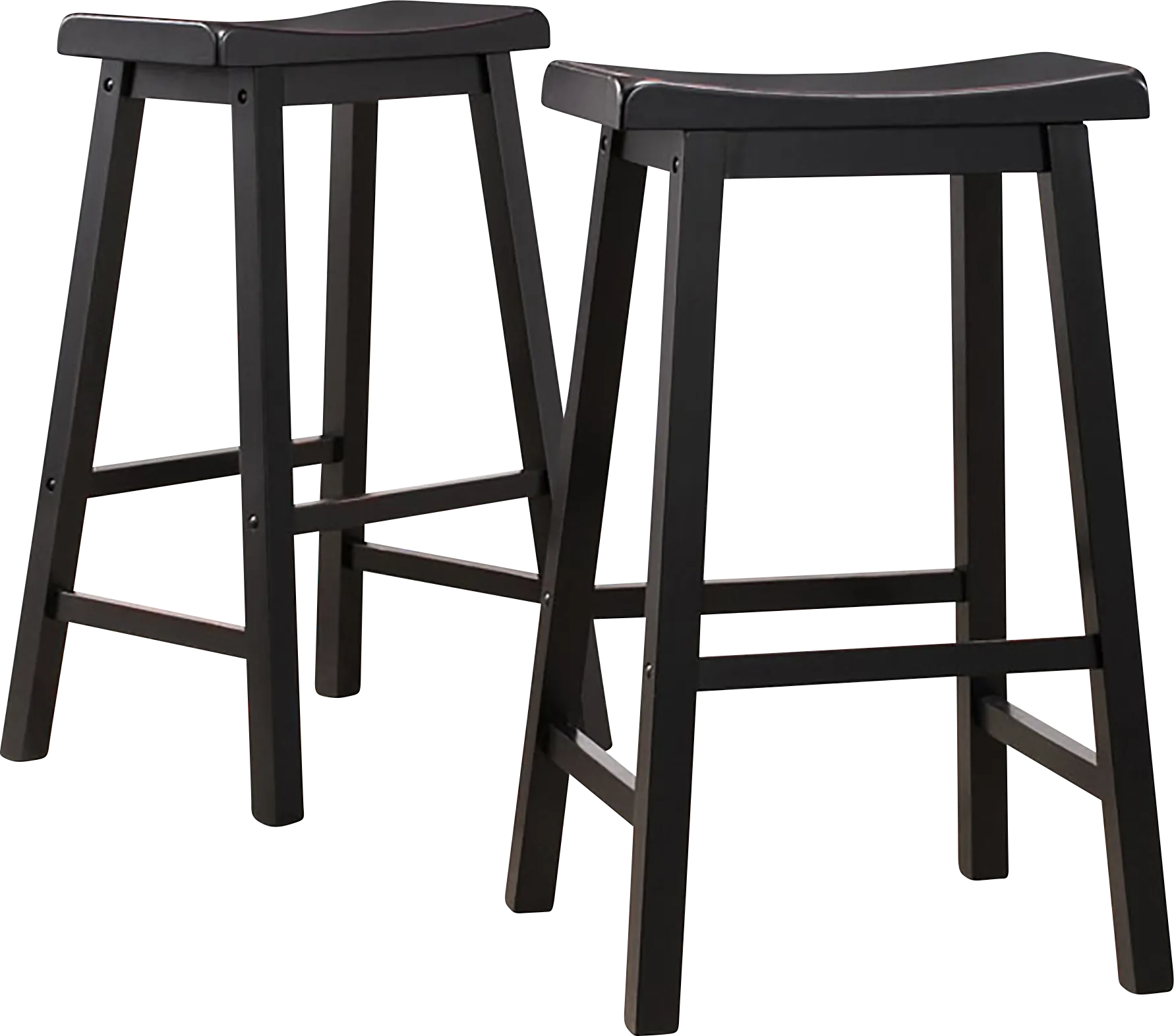 Nario Black Barstools (Set of 2) - Thumbnail - Image 1