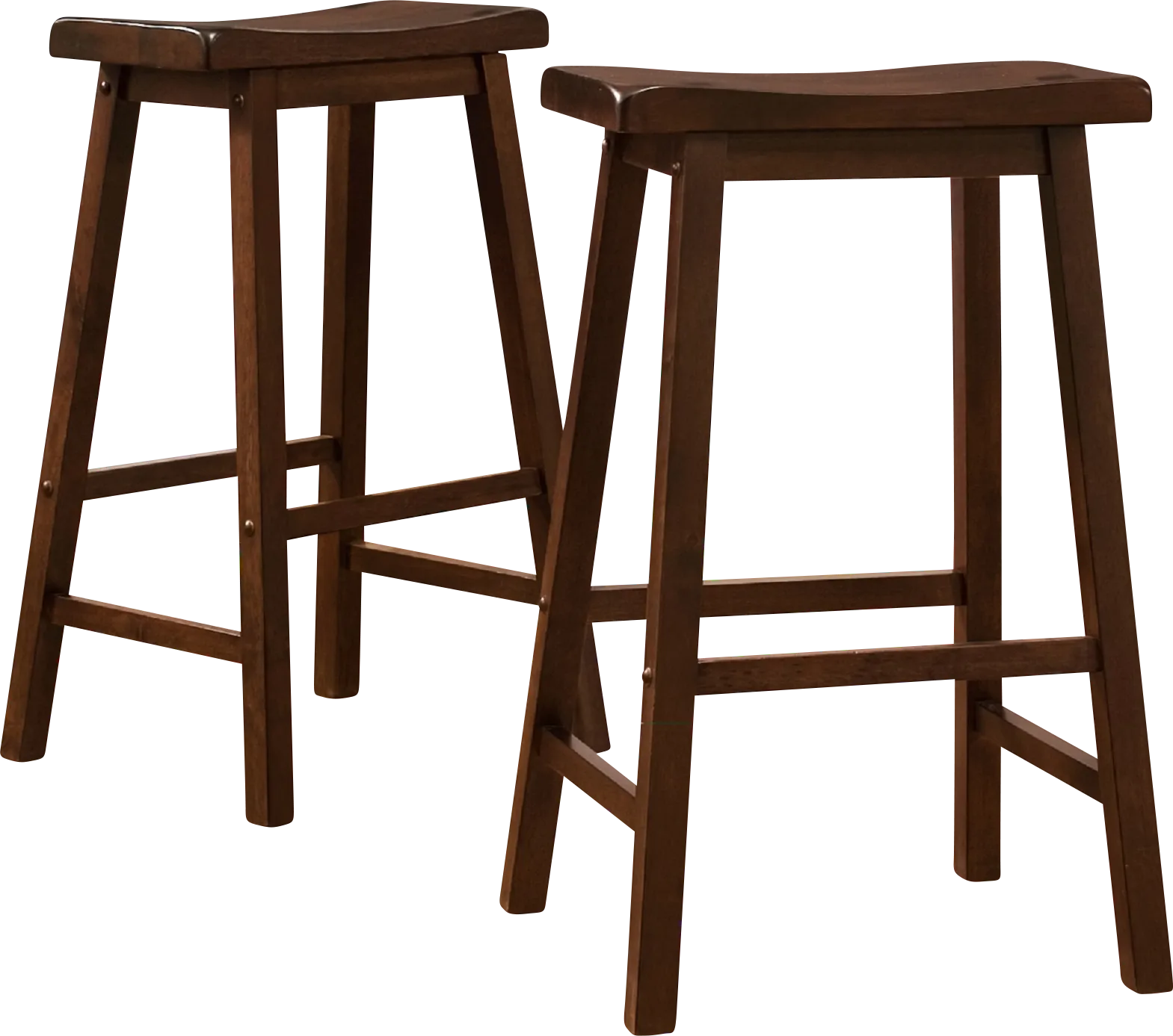 Nario Walnut Barstool (Set of 2) - Thumbnail - Image 1