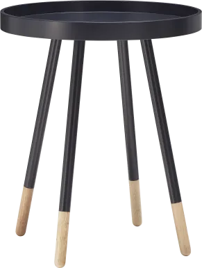 Sibley Lane Black Accent Table