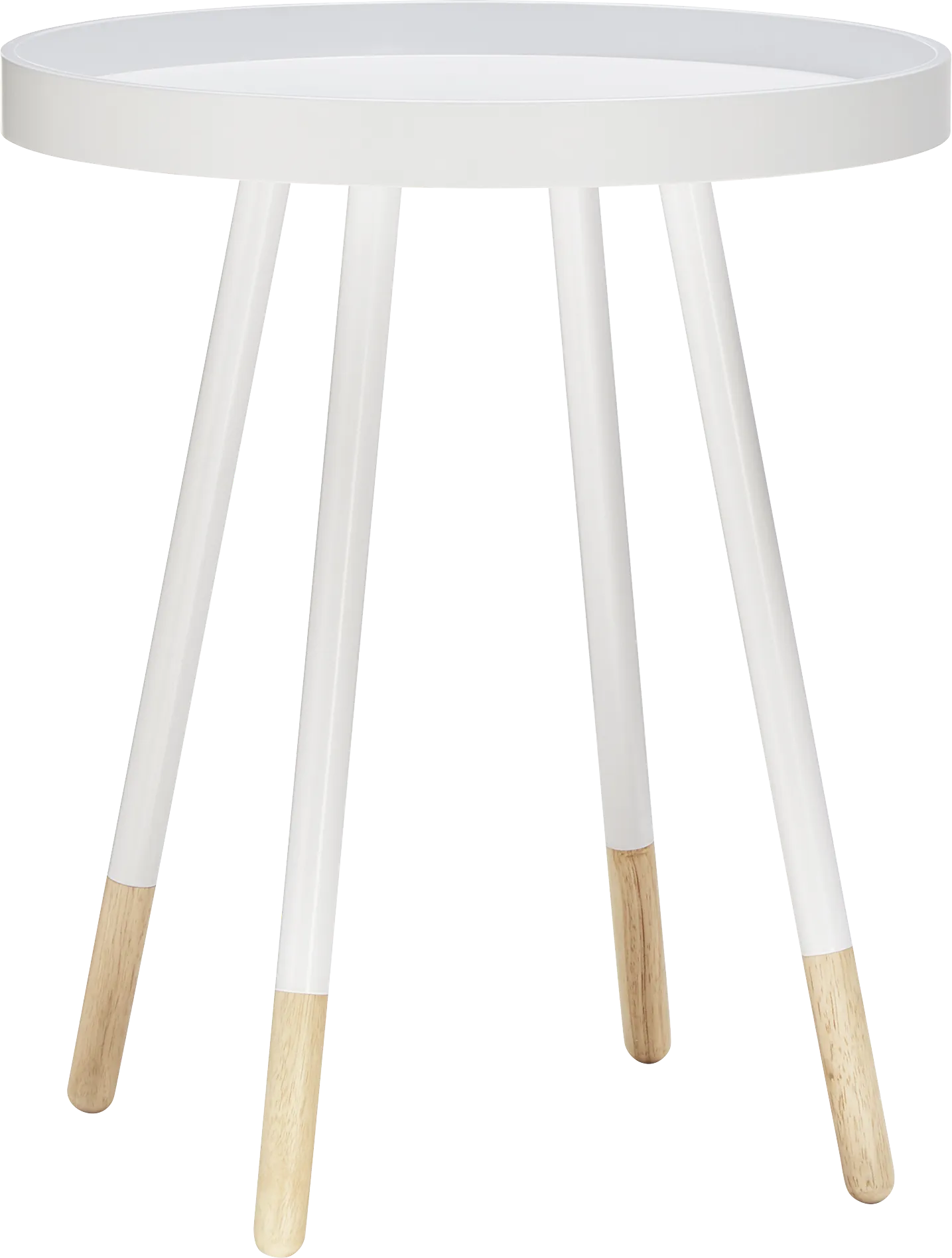 Sibley Lane White Accent Table - Image 1