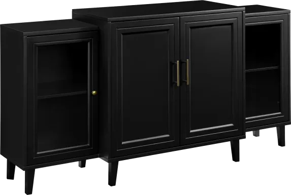 Langwater Black Sideboard