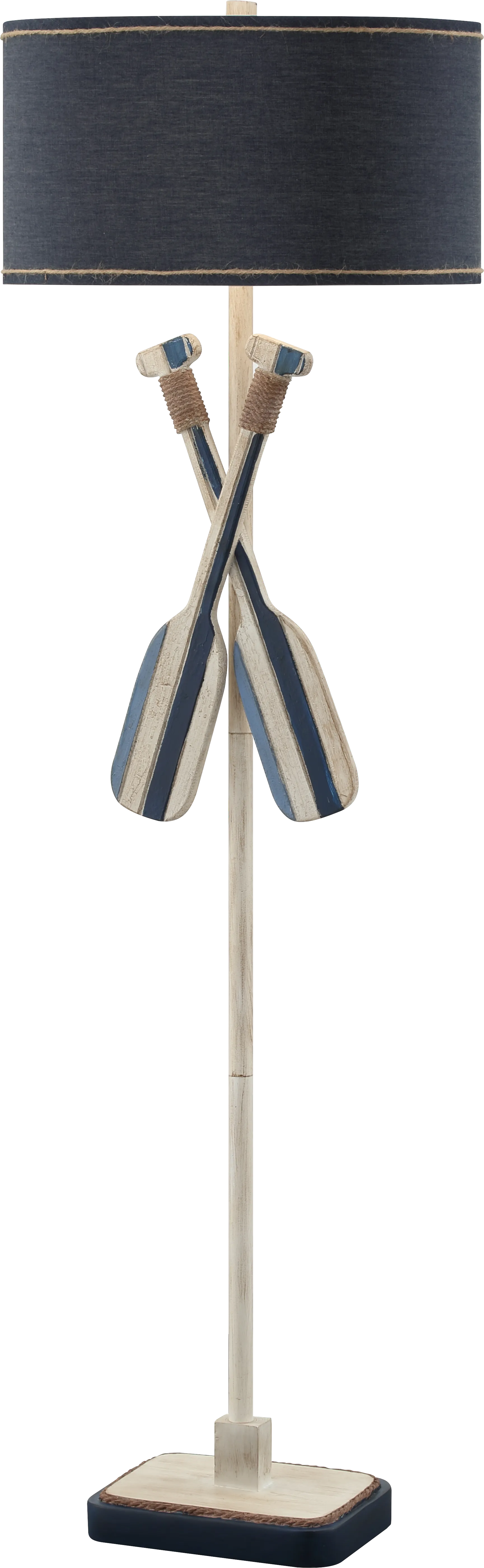 Burkston Blue Floor Lamp - Thumbnail - Image 1