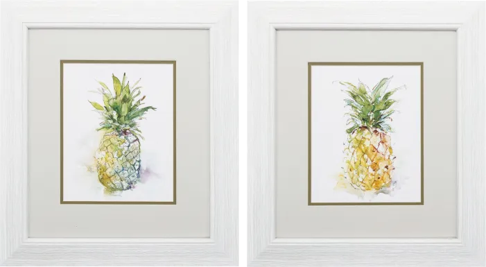 Delicious Ripe Yellow Artwork, Set of 2