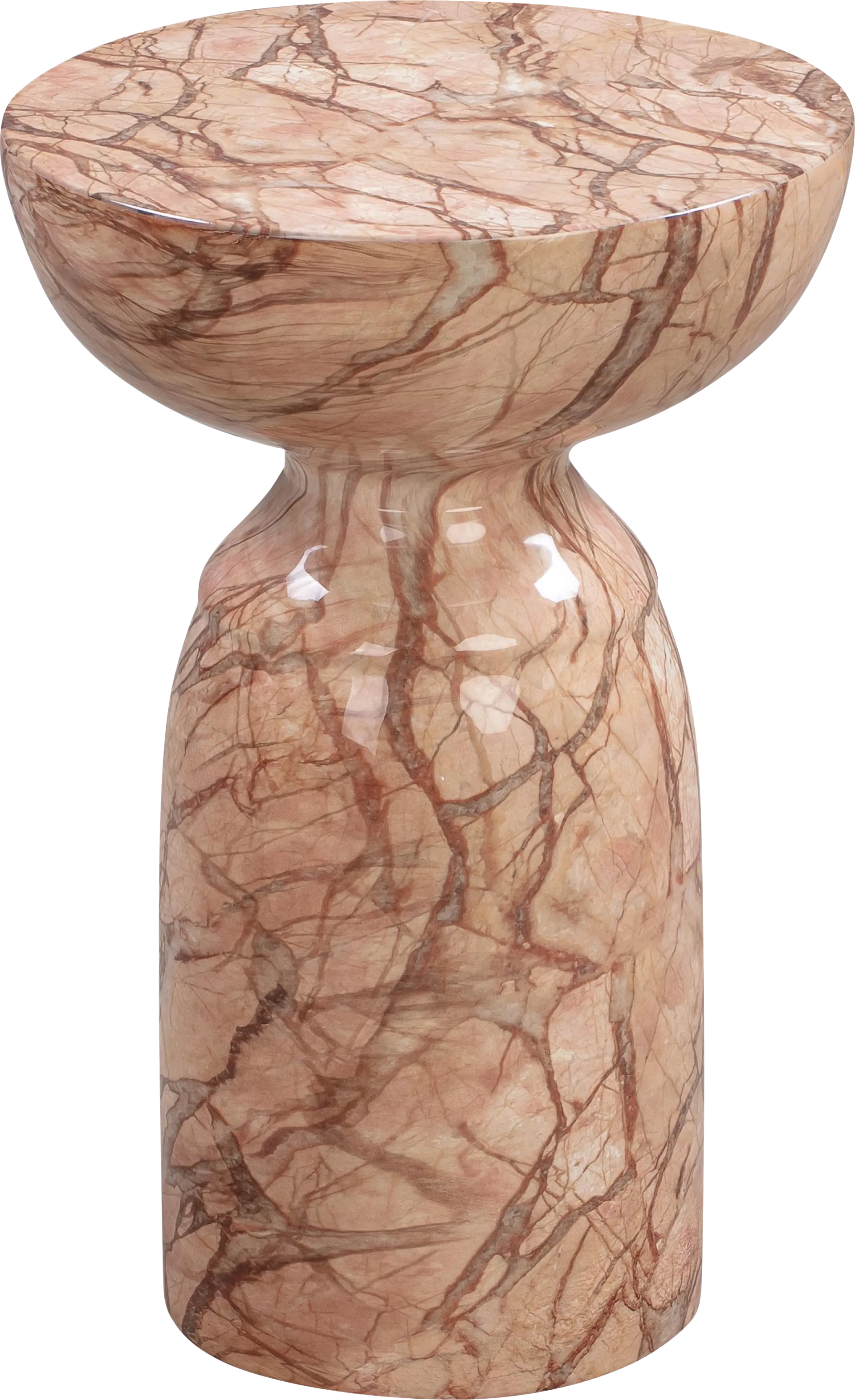 Fausta Pink Accent Table