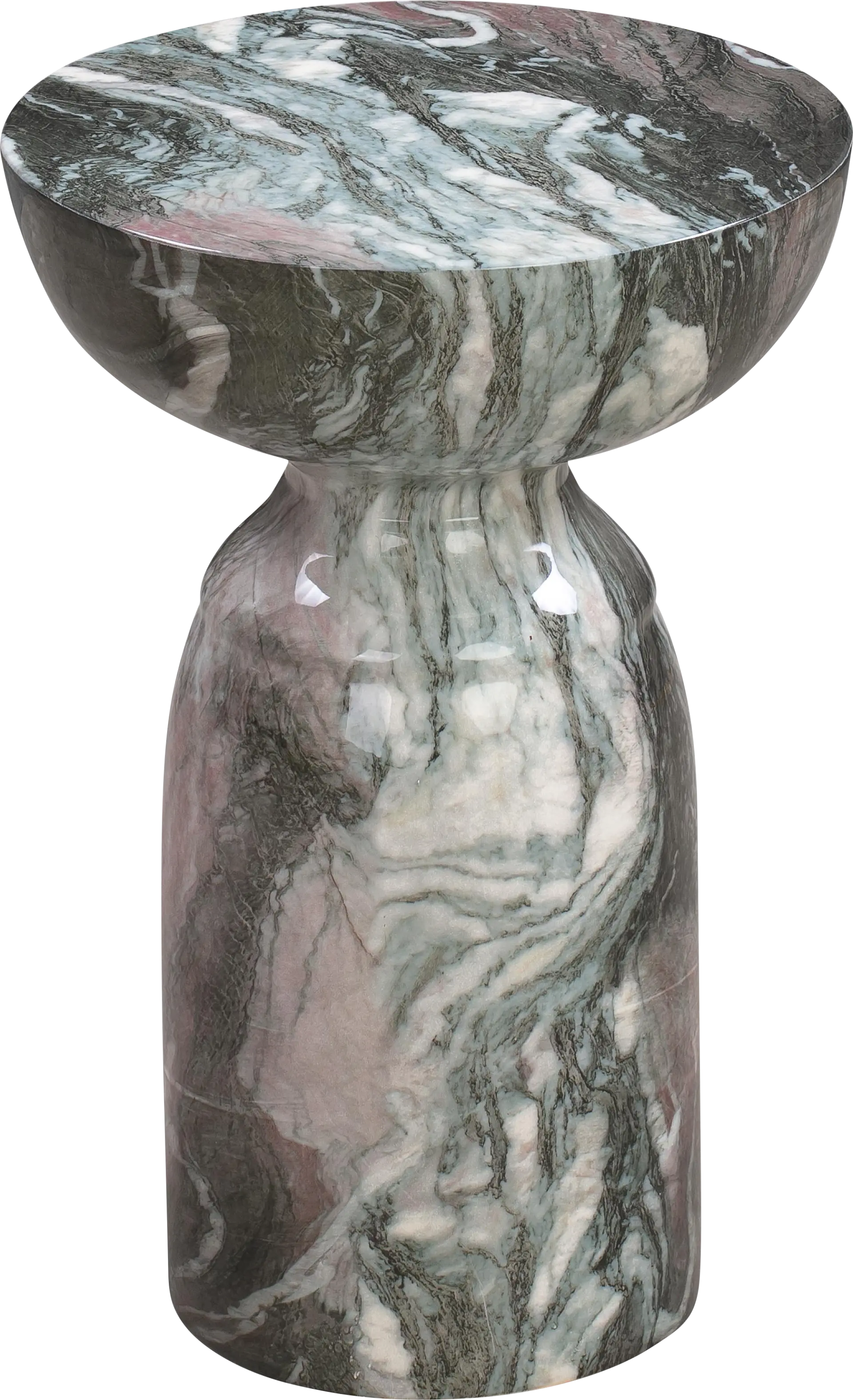Fausta Gray Accent Table