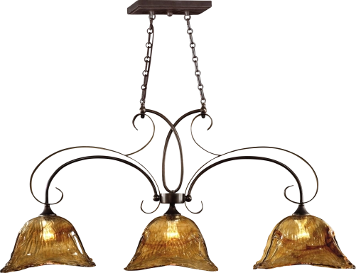 Carroll Brook Bronze Chandelier