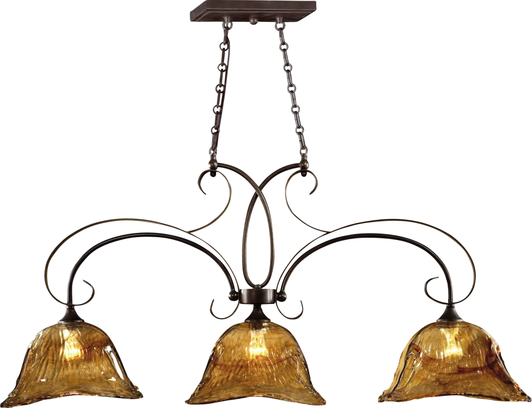 Carroll Brook Bronze Chandelier