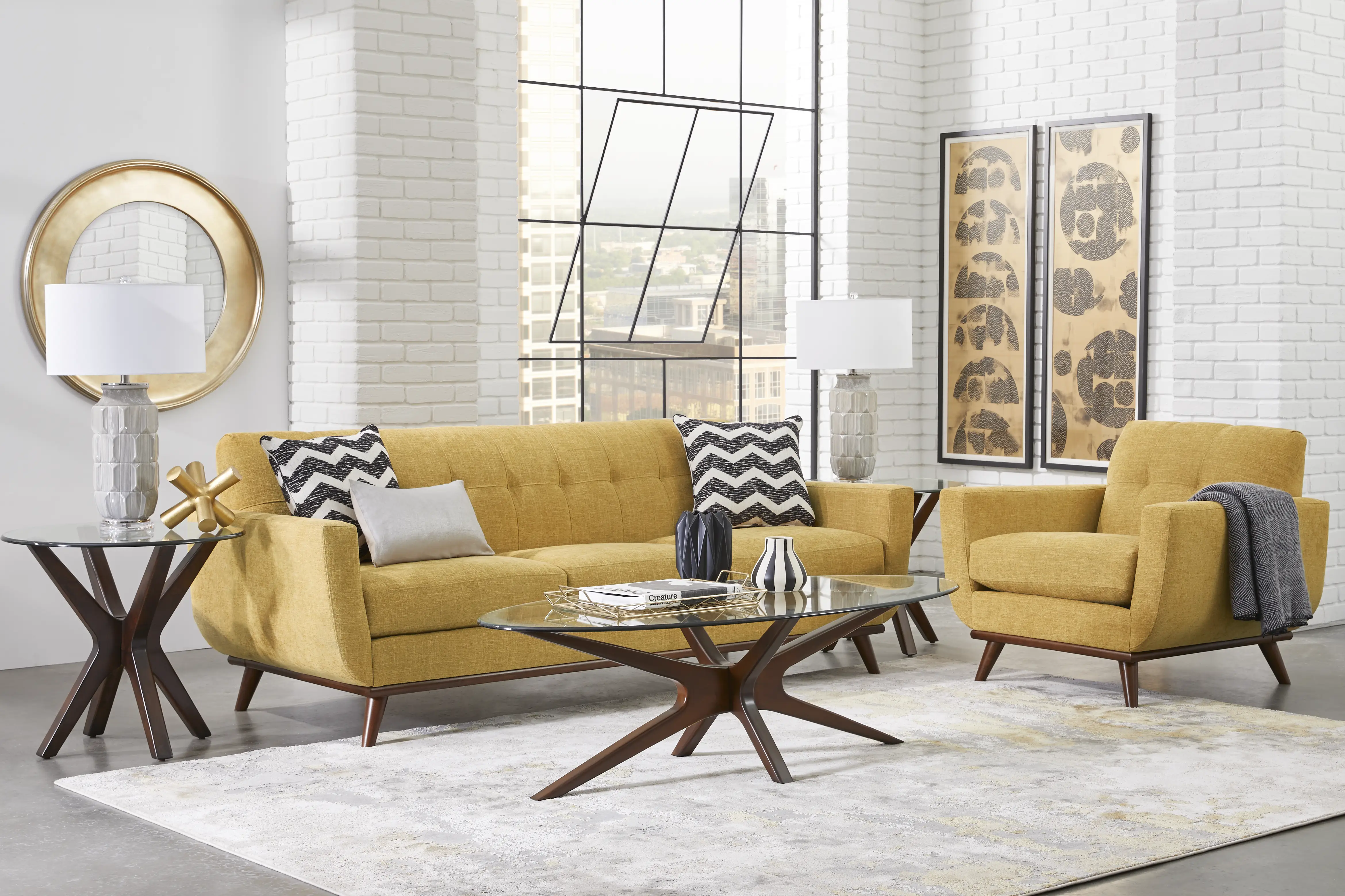 East Side Sunflower 5 Pc Living Room - Thumbnail - Image 1