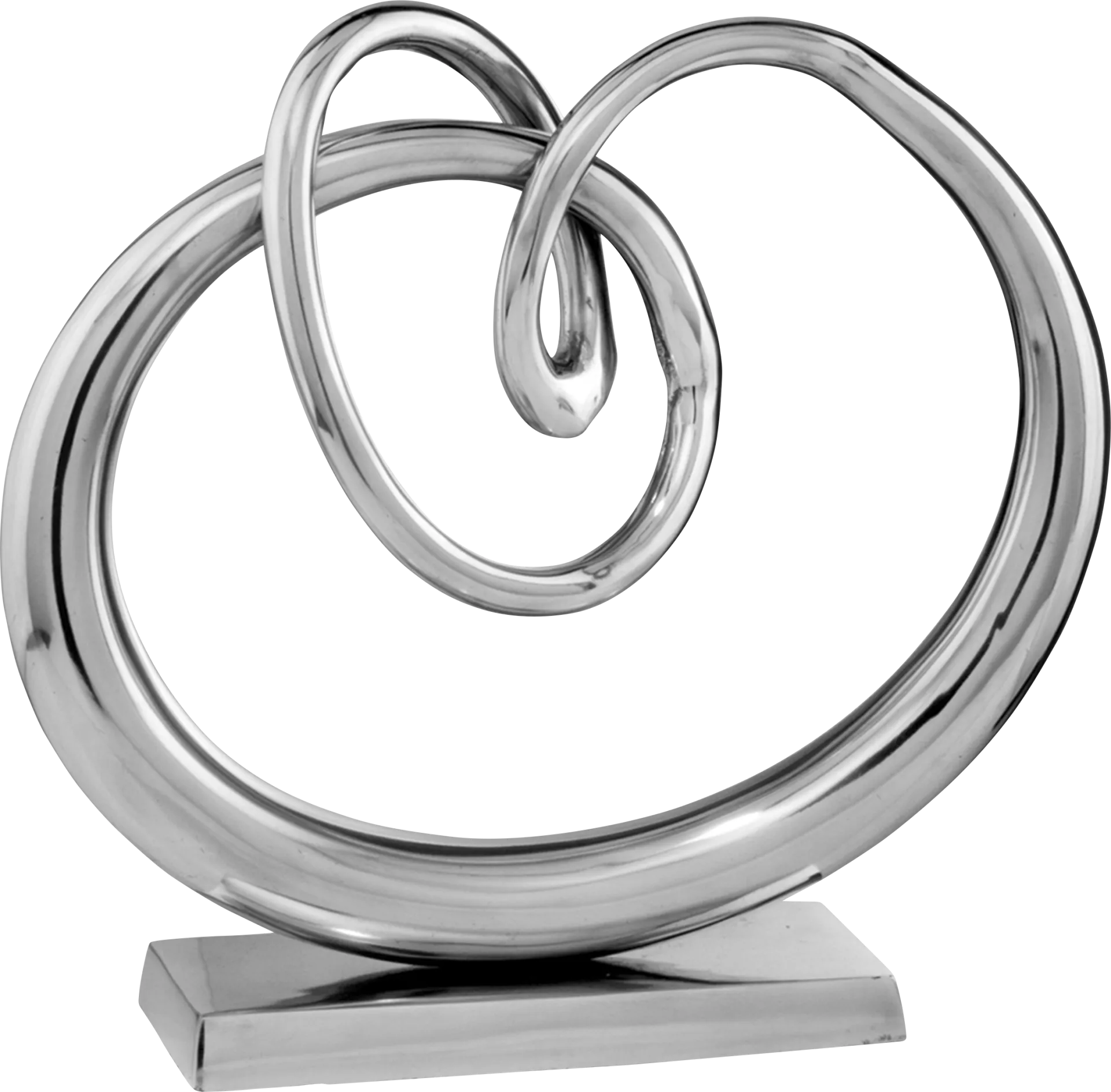 Nudo Silver Sculpture - Image 1