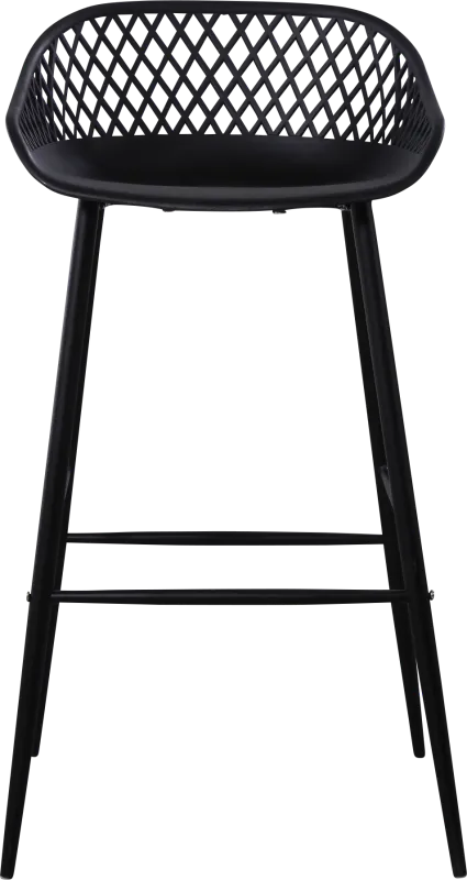 Belcross Black Outdoor Barstool
