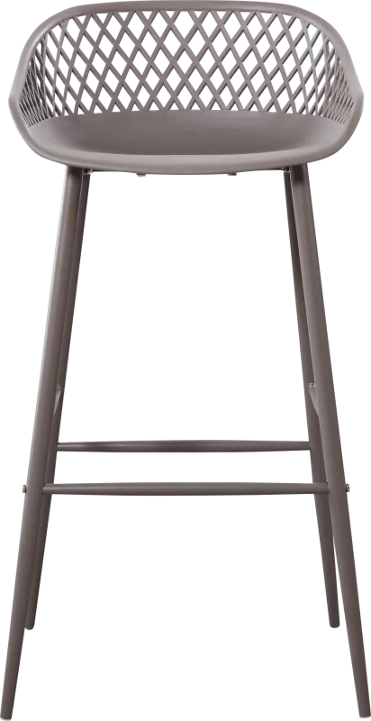 Belcross Gray Outdoor Barstool