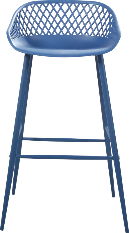 Belcross Blue Outdoor Barstool