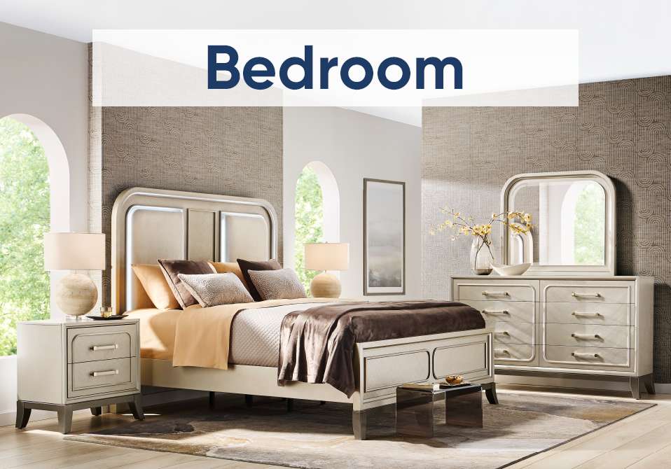 Bedroom furniture set.
