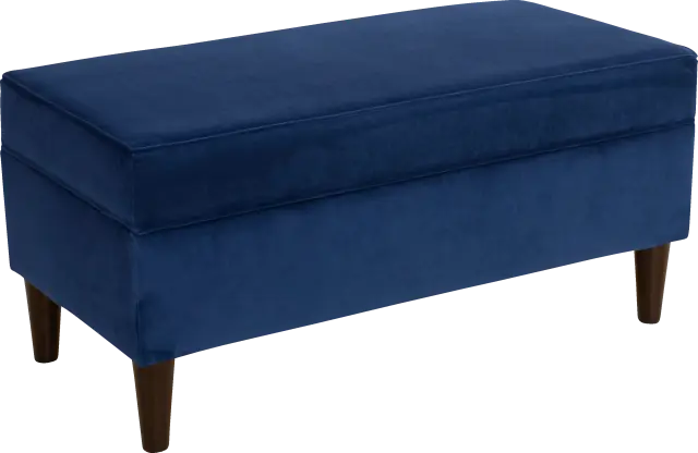 Aviana Navy Storage Bench - Thumbnail - Image 3