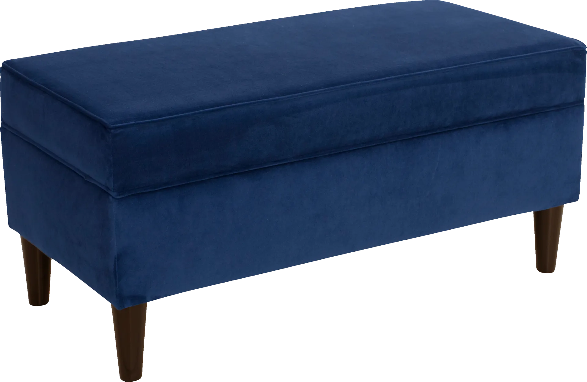 Aviana Navy Storage Bench - Image 1