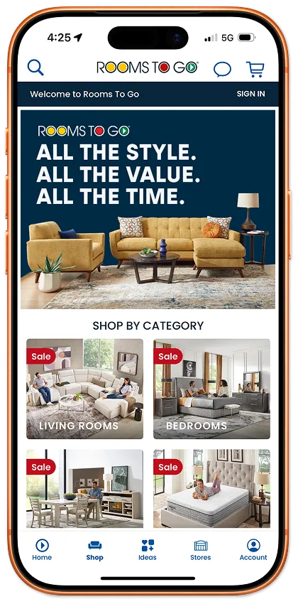 Rooms To Go App