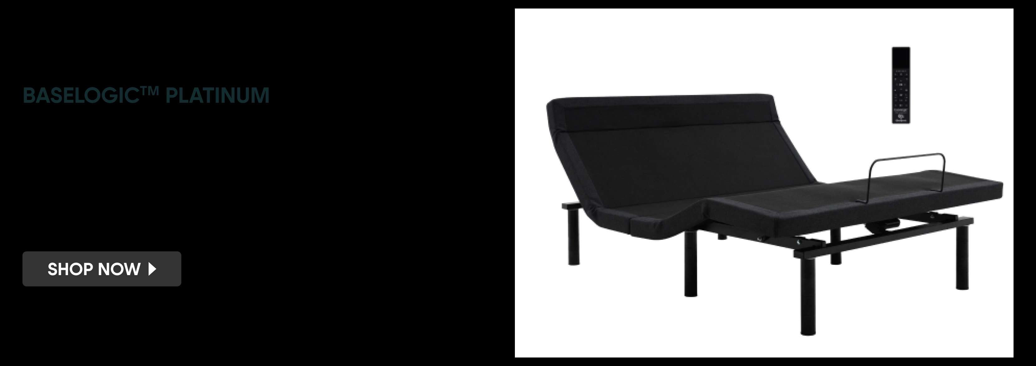 BASELOGIC™ PLATINUM. Adjustable bed.
