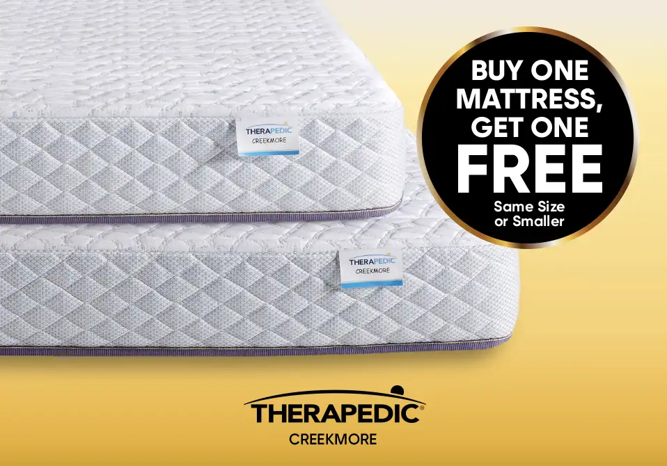 Buy one mattress, get one free.
