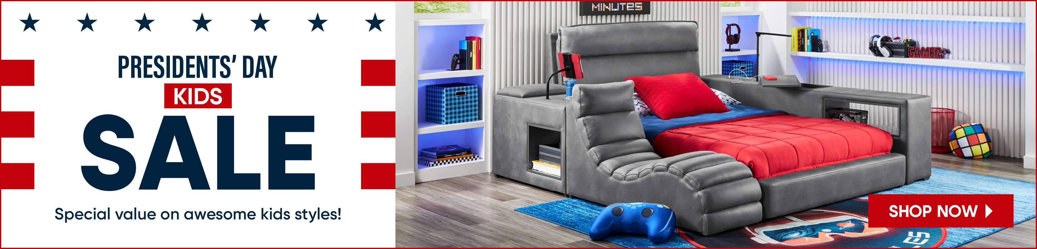 PRESIDENTS' DAY KIDS SALE. Shop Now.
