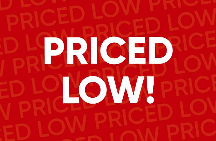 PRICED LOW!
