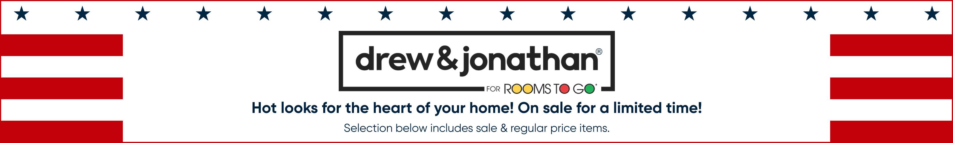 drew & jonathan for Rooms To Go sale promotion.
