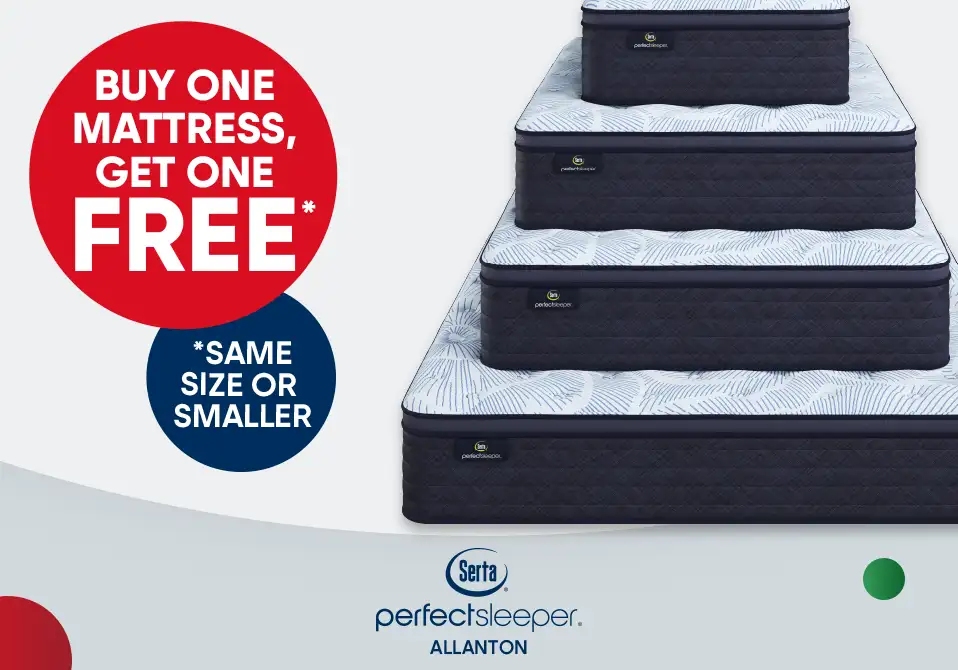 Buy one mattress, get one free.
