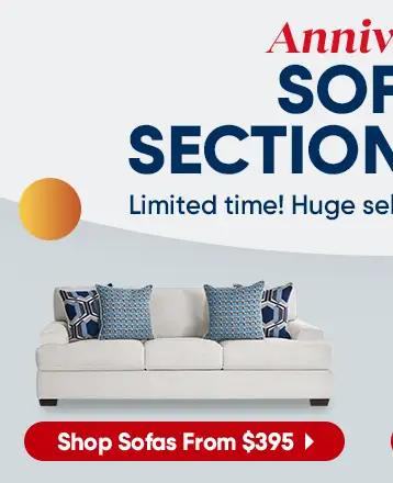 Anniversary Sofa Section. Shop Sofas From $395.