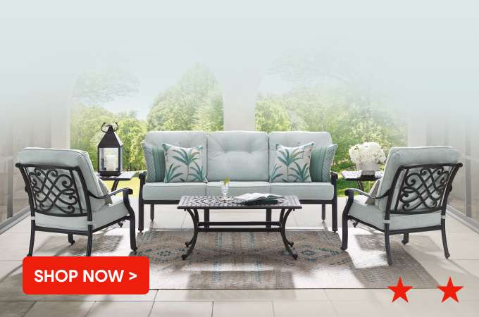 SHOP NOW > Outdoor furniture set.
