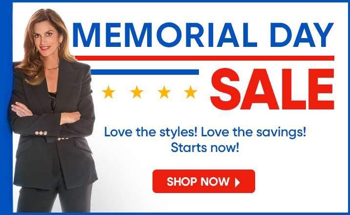 MEMORIAL DAY SALE. Shop now!

