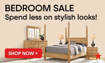 Bedroom Sale: Spend less on stylish looks! Shop Now.
