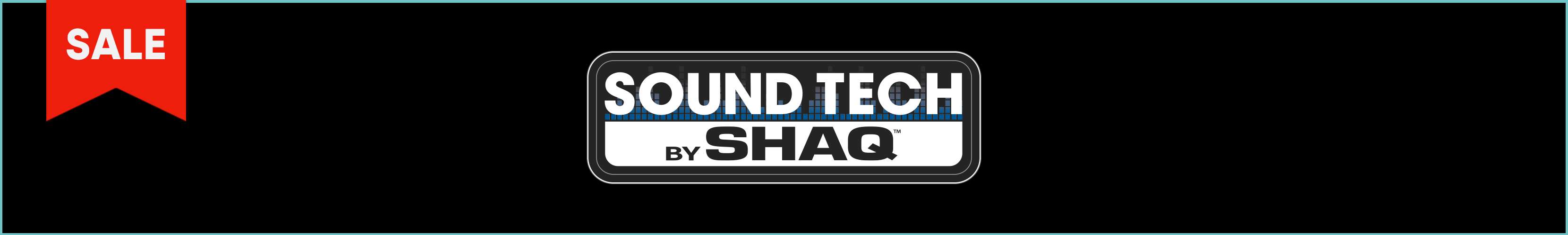 SALE Sound Tech by Shaq logo.