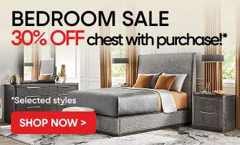 Bedroom sale: 30% off chest with purchase. Shop now.
