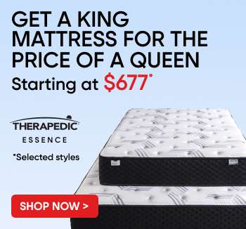 Get a king mattress for the price of a queen, starting at $677.
