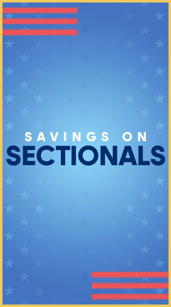 SAVINGS ON SECTIONALS
