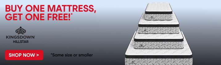 Buy one mattress, get one free! Shop now.
