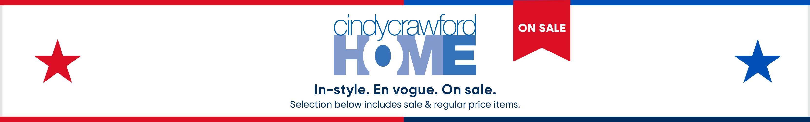 cindycrawford HOME. In-style. En vogue. On sale.

