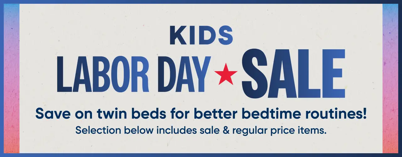 Kids Labor Day Sale: Save on twin beds for better bedtime routines! Selection below includes sale & regular price items.