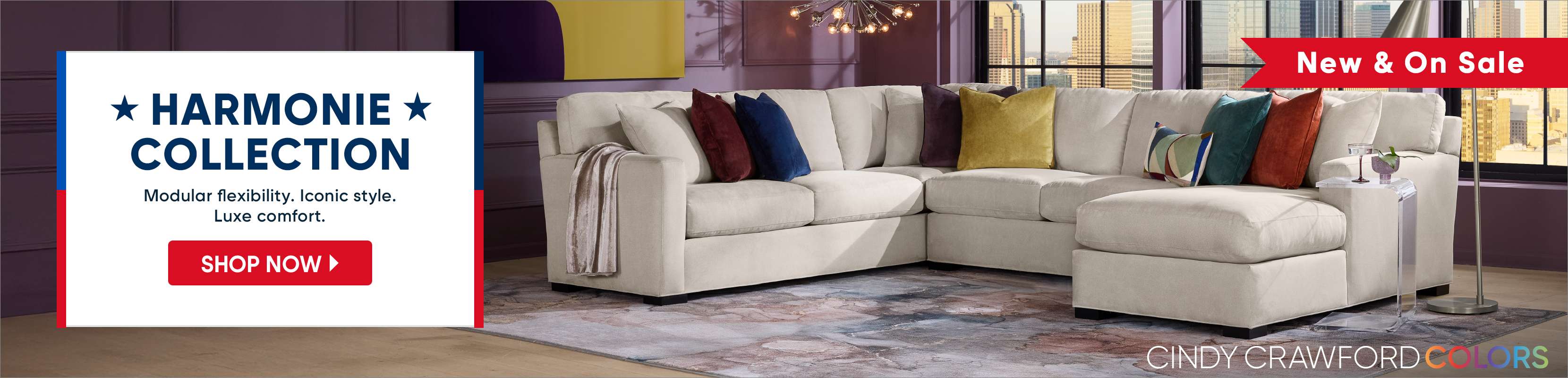 HARMONIE COLLECTION. Modular sectional sofa. New & On Sale.
