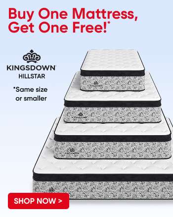 Buy One Mattress, Get One Free! Kingsdown Hillstar. Shop Now.
